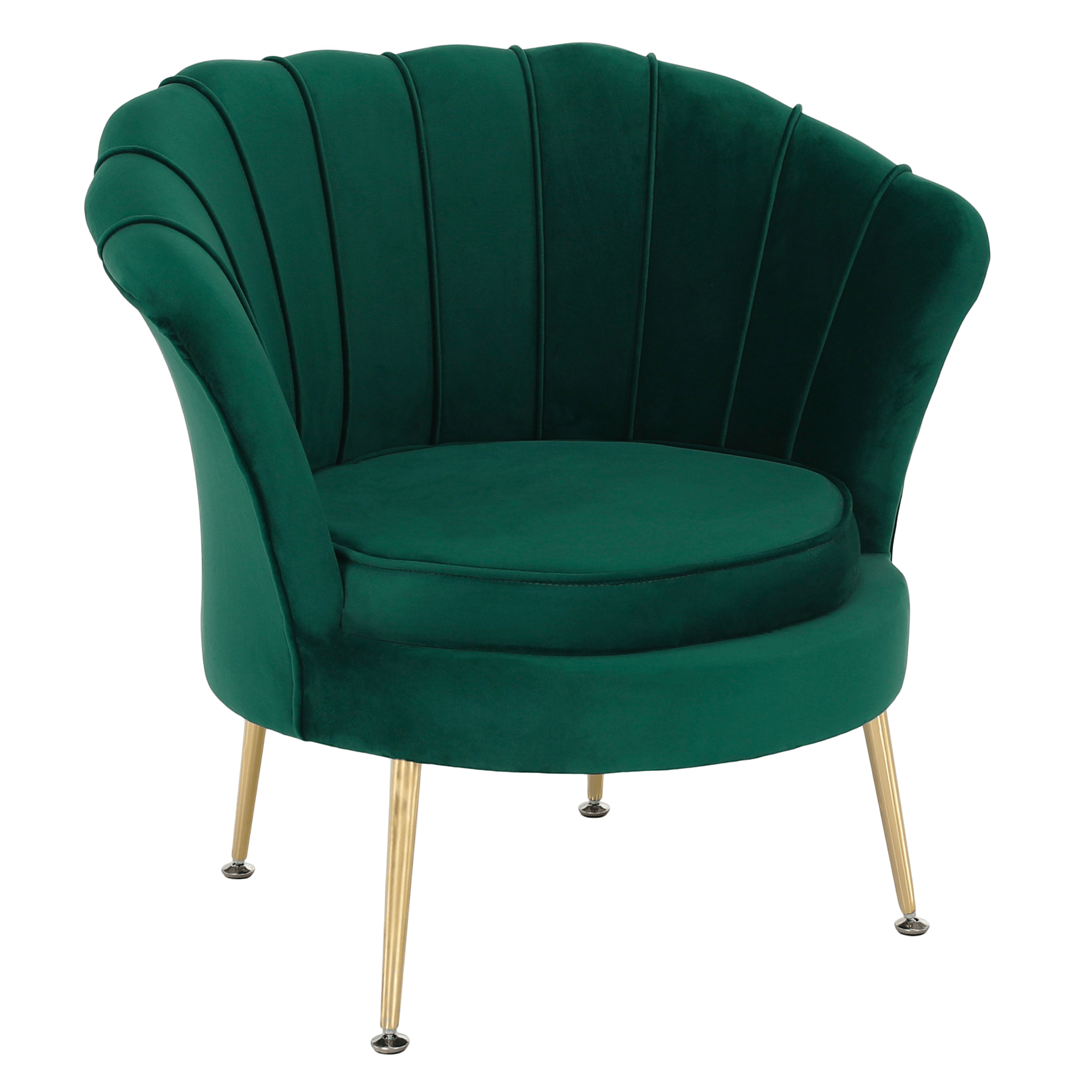 Kreslo v štýle Art-deco, smaragdová Velvet látka/gold chróm-zlatý, NOBLIN NEW - lacno