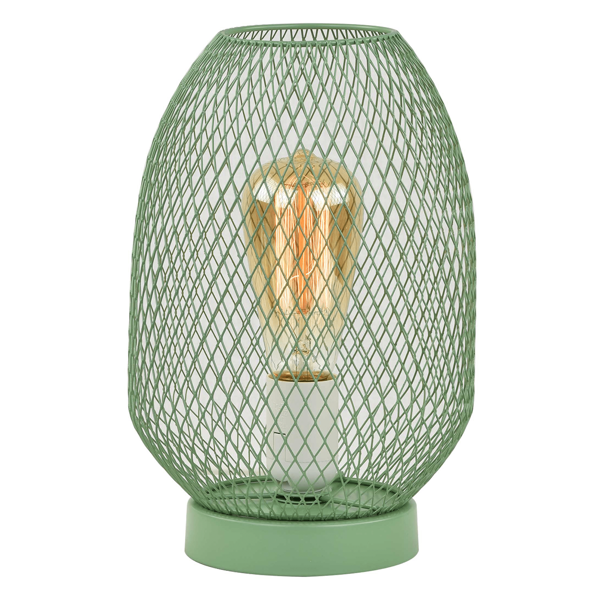 Stolná lampa, kov/zelená, ANLEY