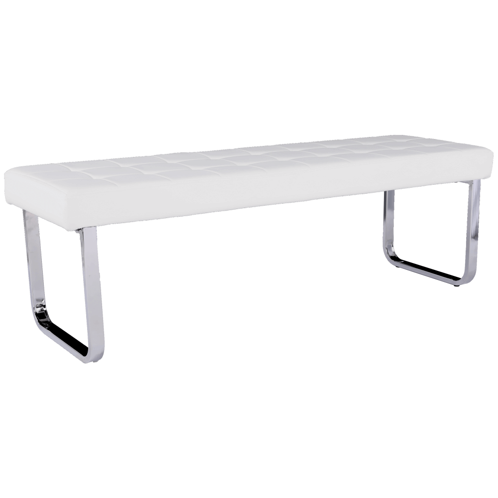 BRAND LAVICA CH-W PU BIELA/CHROM