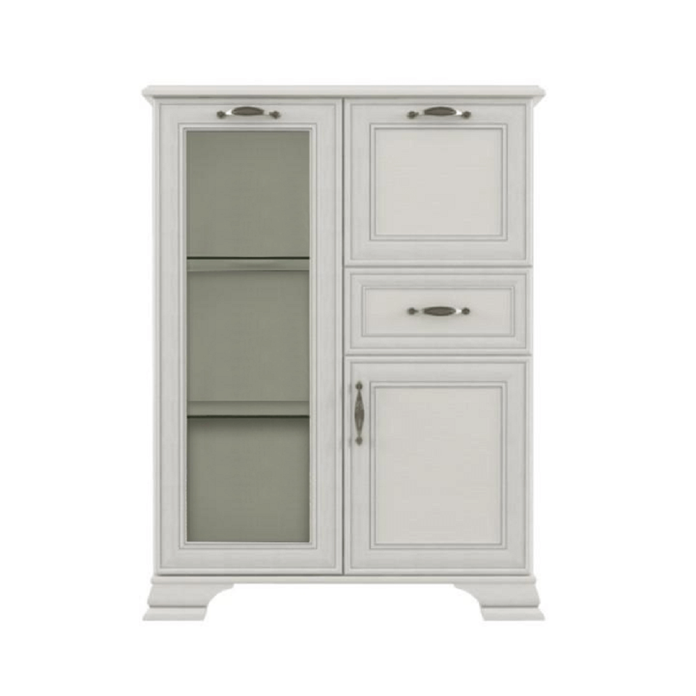 Komoda s barom 1D1W1S1B, woodline krem, TIFFY 09