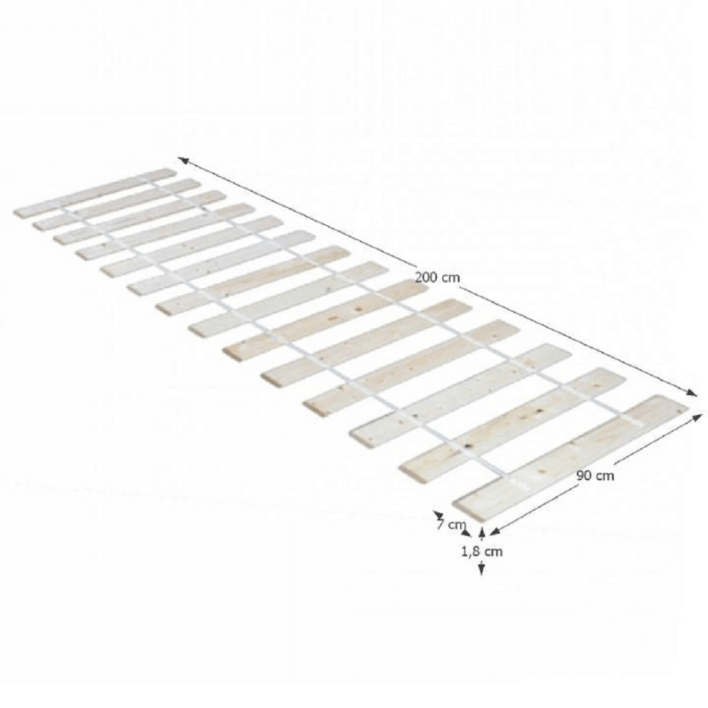 Rolovaný rošt, 90x200 cm, PLAZA