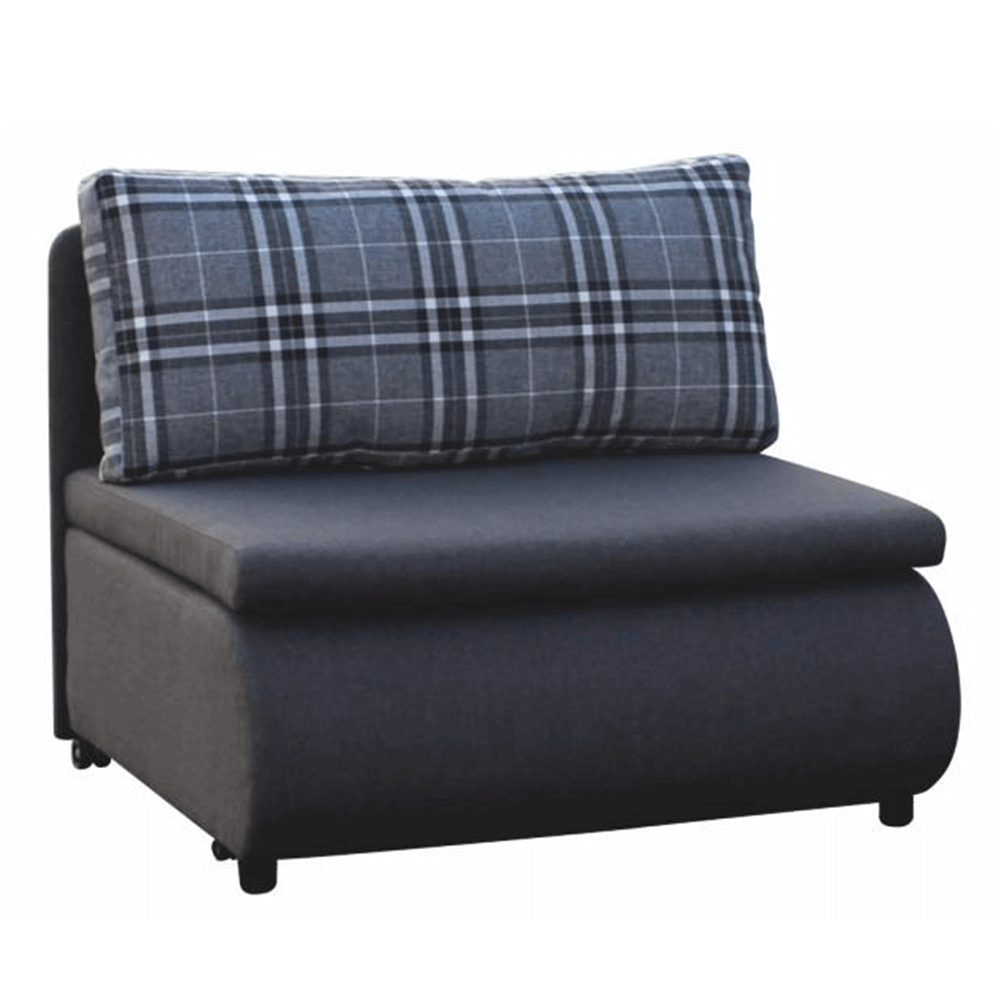 KENY NEW ROZ.KRESLO SAVANA 05 SIVA+KARO SIVE LOBOX