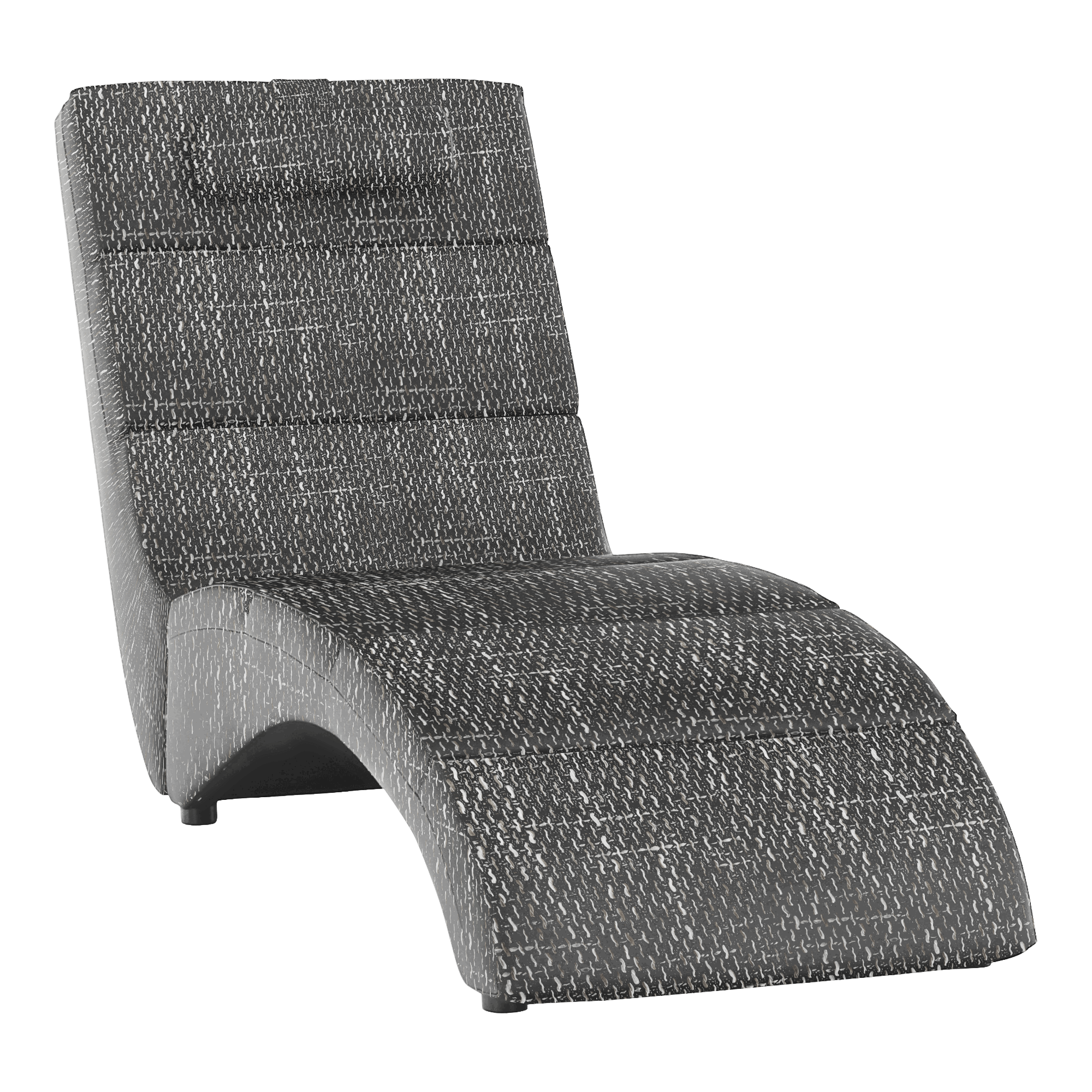 Relaxačné kreslo, sivá látka, LONG - lacno