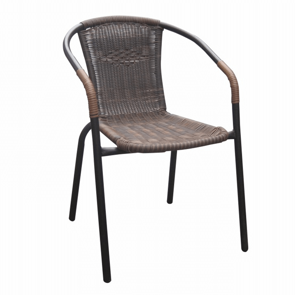DOREN STOLICKA CDC-003 PE RATTAN+CIERNA OCEL