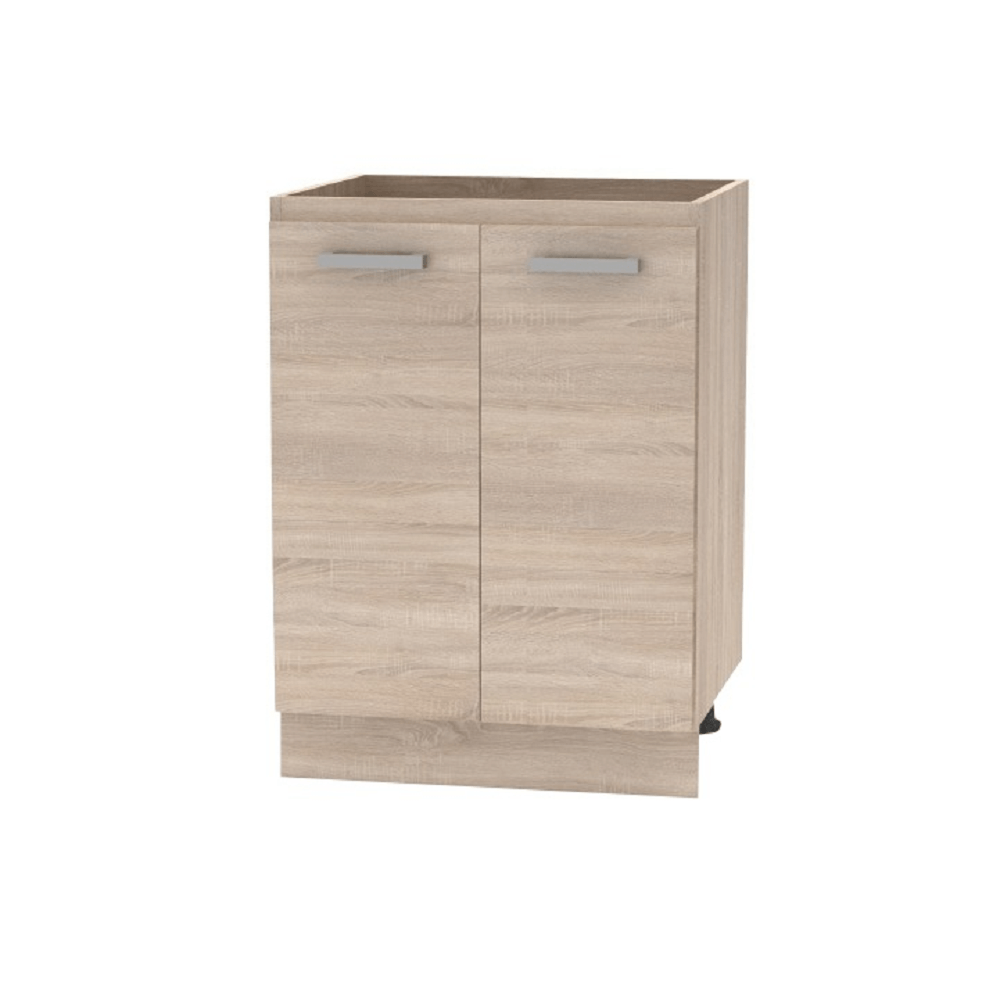 Spodná skrinka 60 2DV, dub sonoma, NOVA PLUS NOPL-057-0S