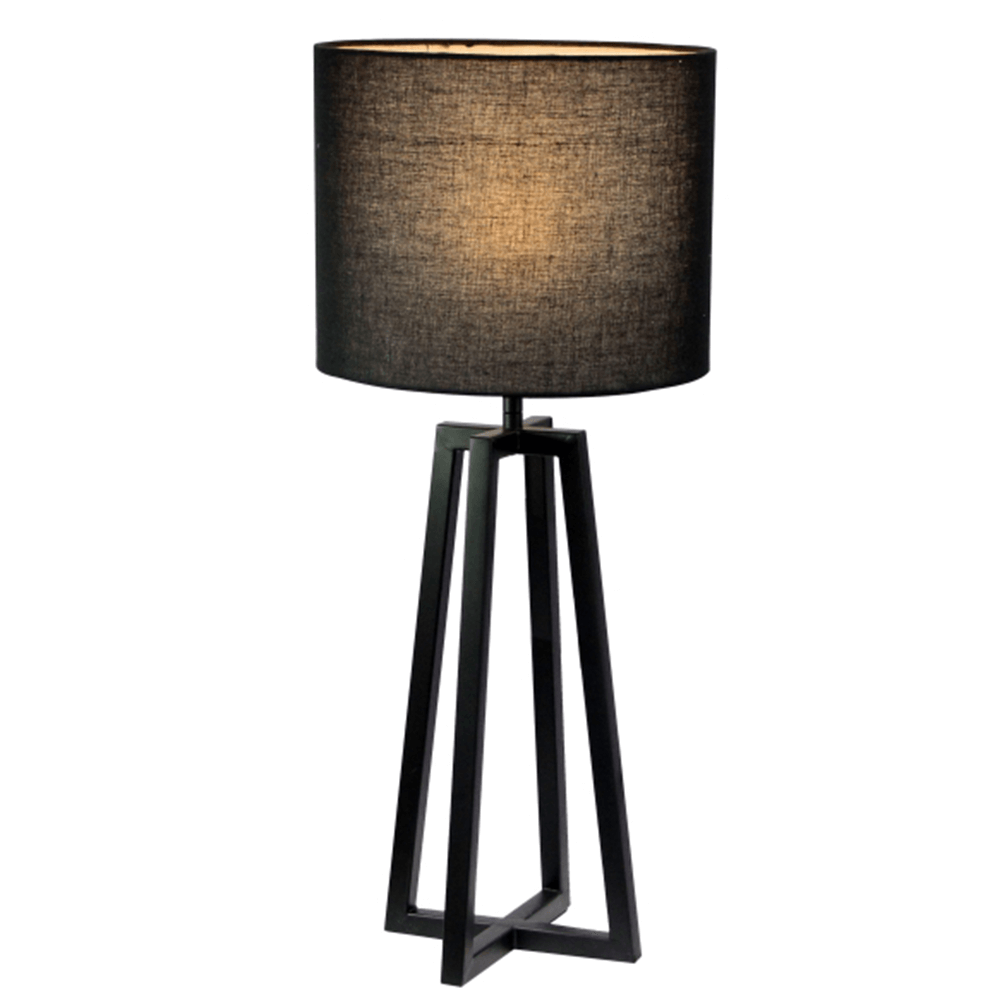 Stolní lampa, černá, QENNY TYP 15 LT8074