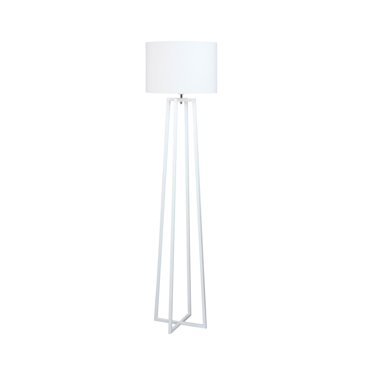 QENNY STOJACIA  LAMPA TYP 16  LF8574 BIELA