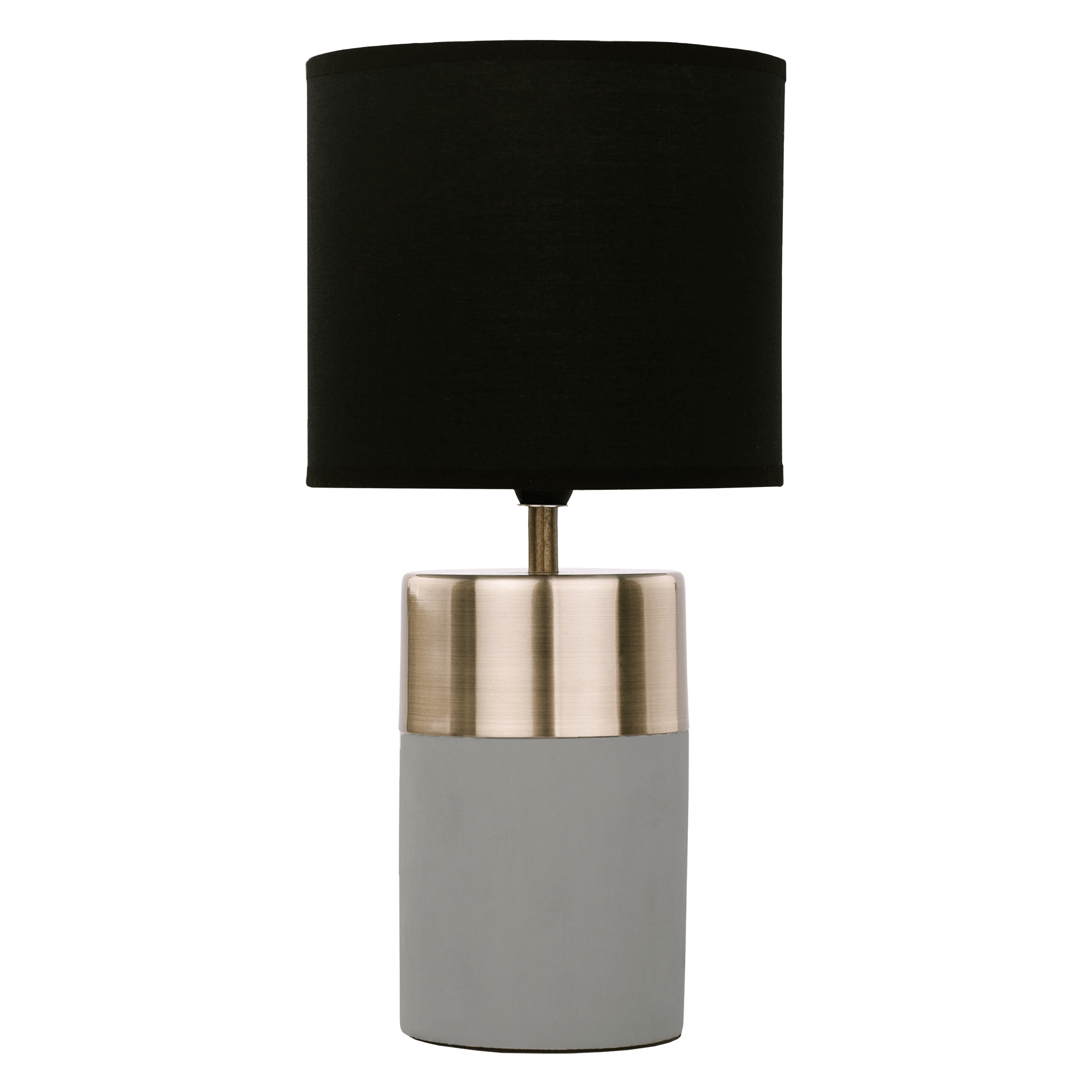 Stolná lampa, svetlosivá/čierna, QENNY TYP 20 LT8371