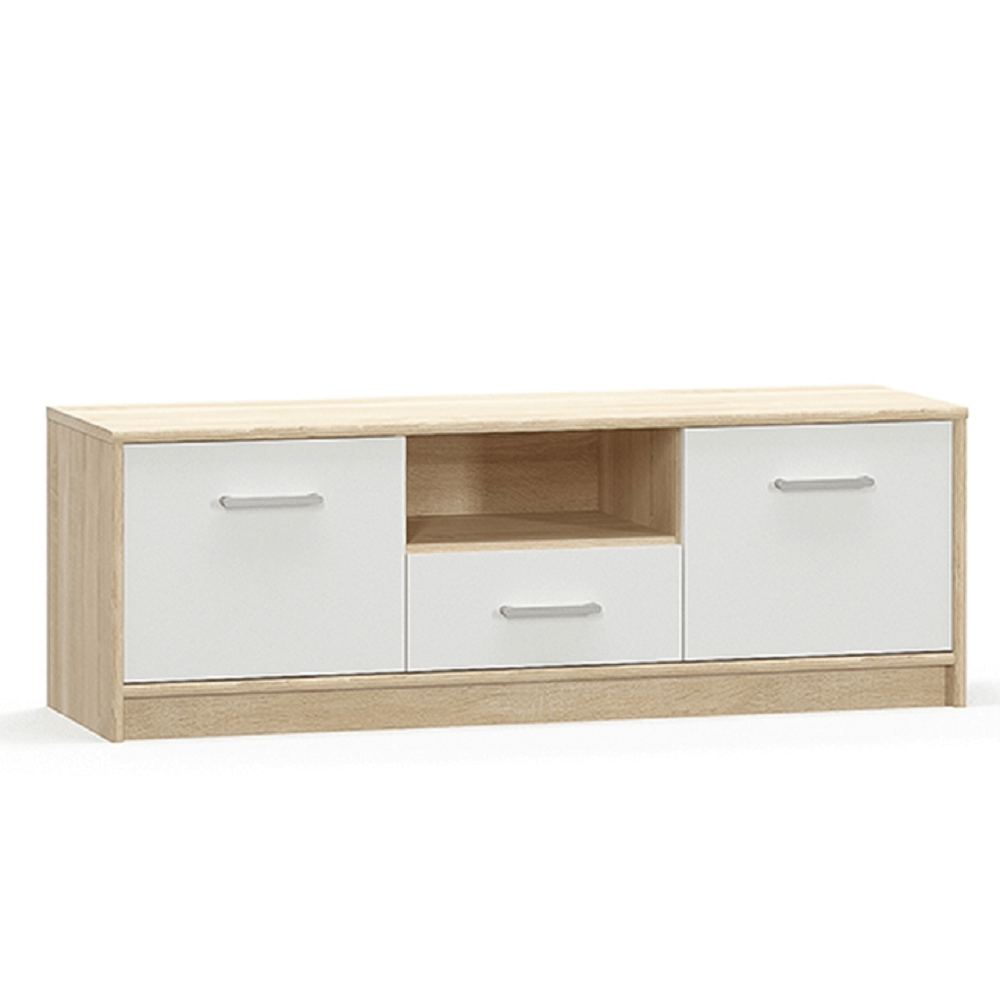 TEYO RTV STOLIK 2D1S BIELA/DUB SONOMA