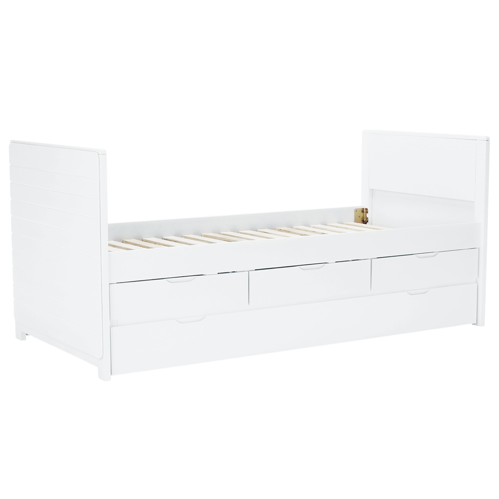 EMIRA POSTEL+PRISTELKA 90x200 PU-BIELA 8006-P/OB