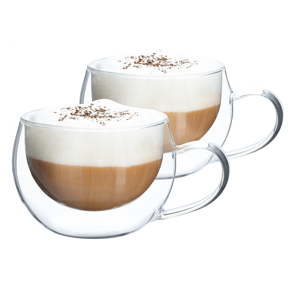 Thermo cappuccino pohár csésze, 2db, 280ml, HOTCOOL TYP 1