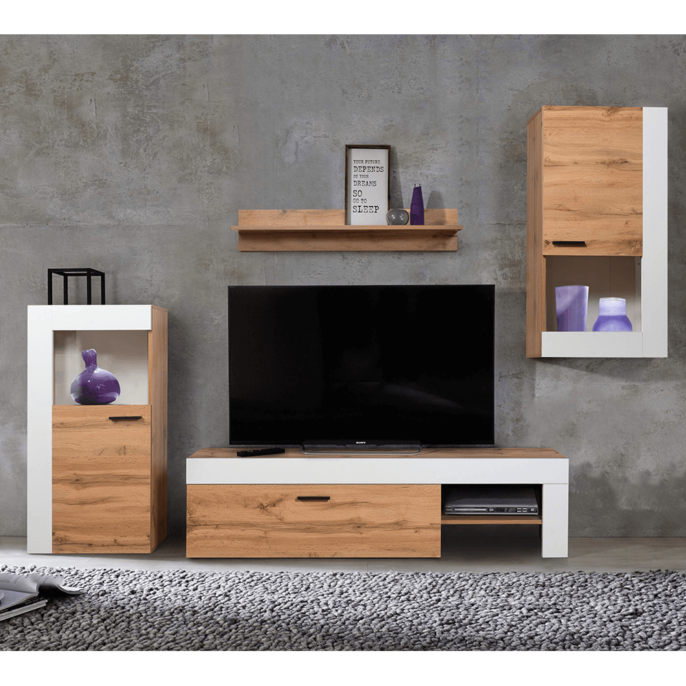 PLATINUM OBYVACIA STENA DUB WOTAN/BIELA