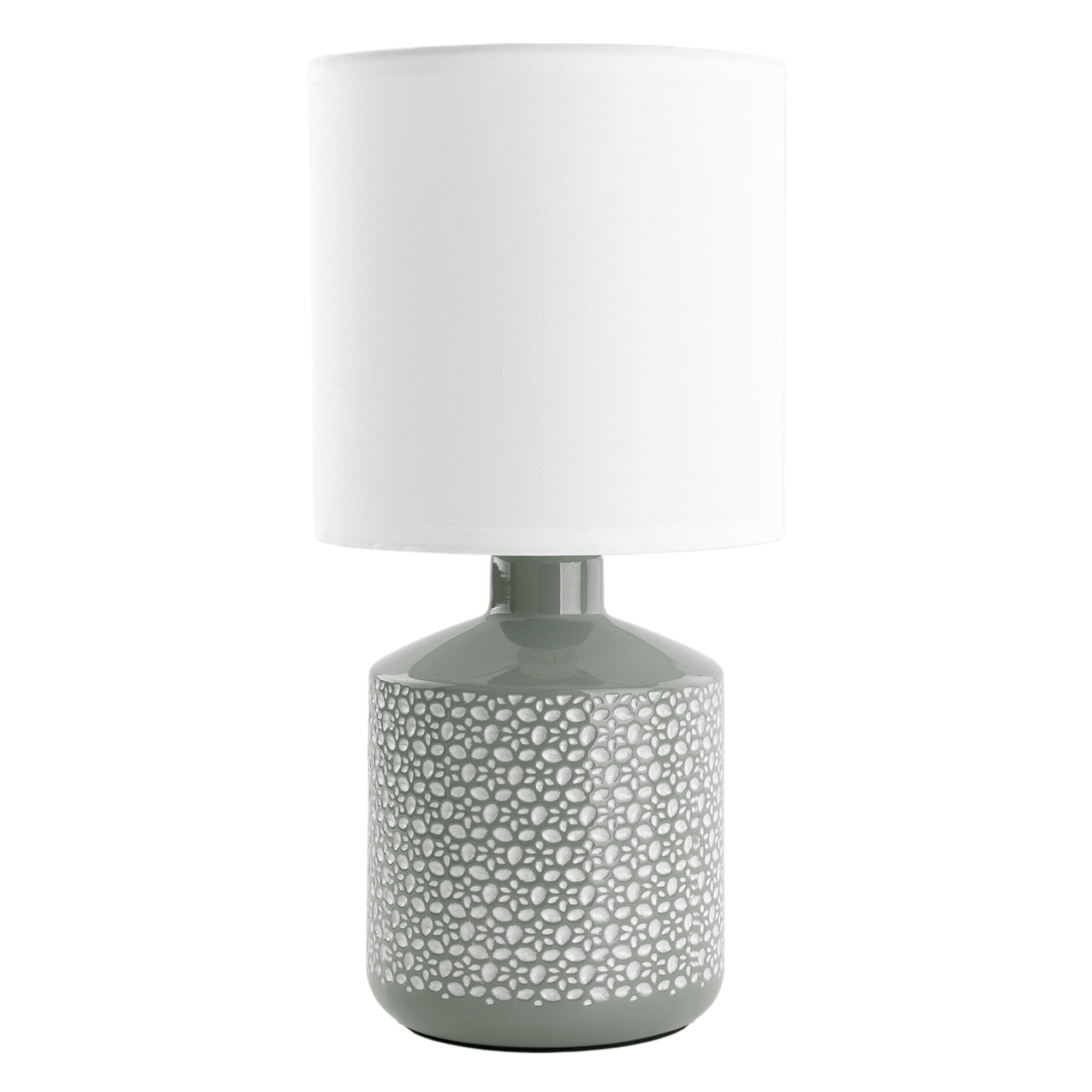 Stolná lampa, biela/sivá, OFRED