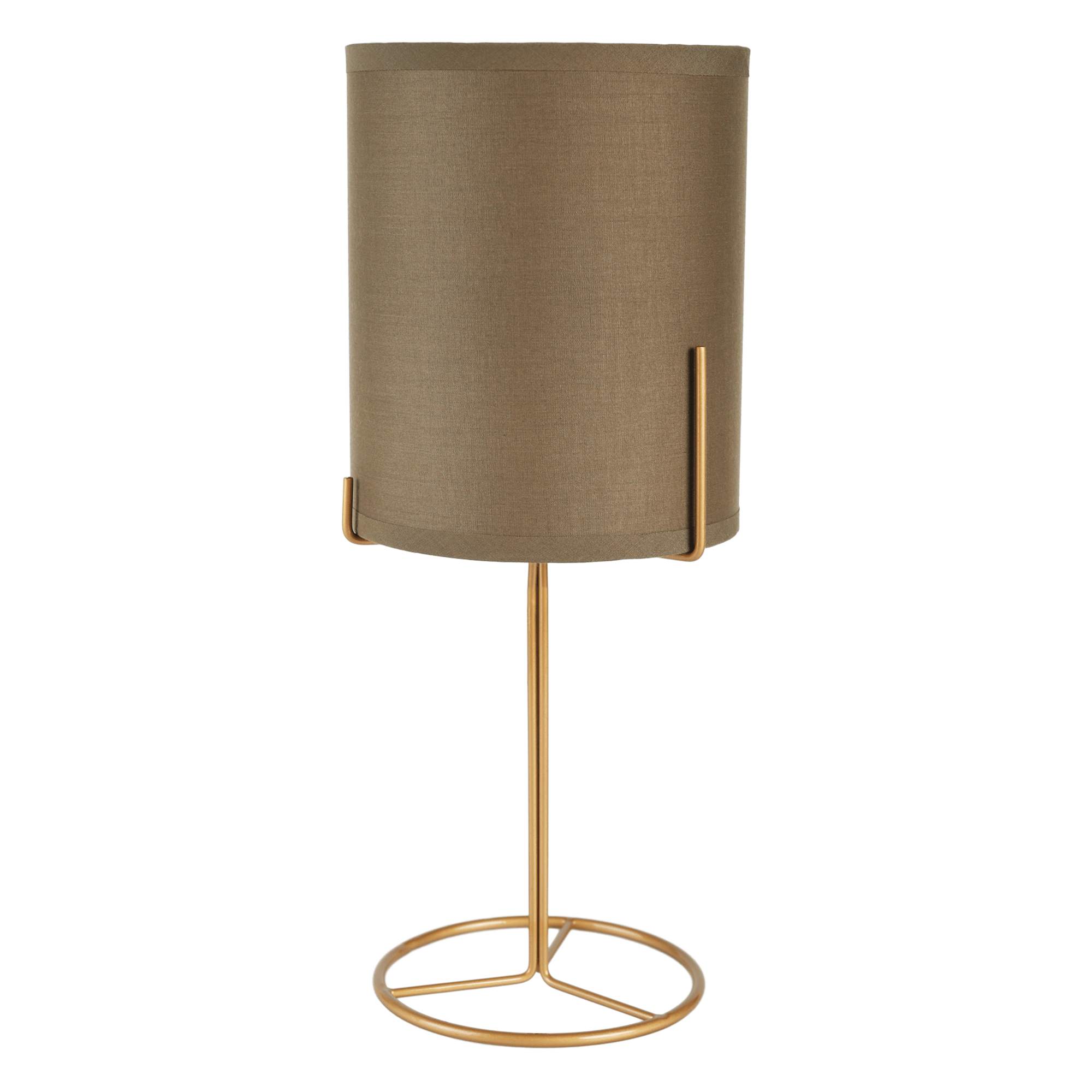 Stolná lampa, kov/sivohnedá Taupe, ANELE