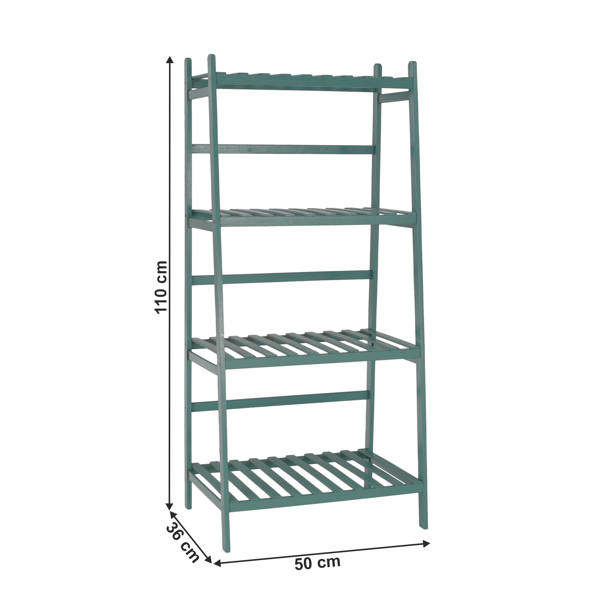 Skladací regál, mentolová zelená, NEPEL TYP 4 + darček