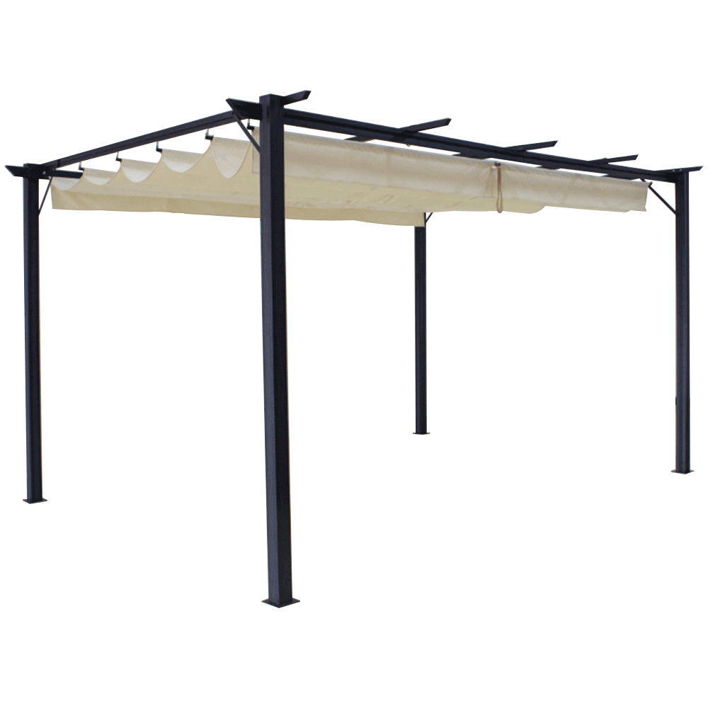 Pergola s posuvnou strechou, hliník, PEPY BASIC